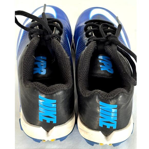 NIKE Kids Vapor Shark 2 Baseball-Football Cleats-Blue/Black-Outstanding-Size 12C - Picture 4 of 6